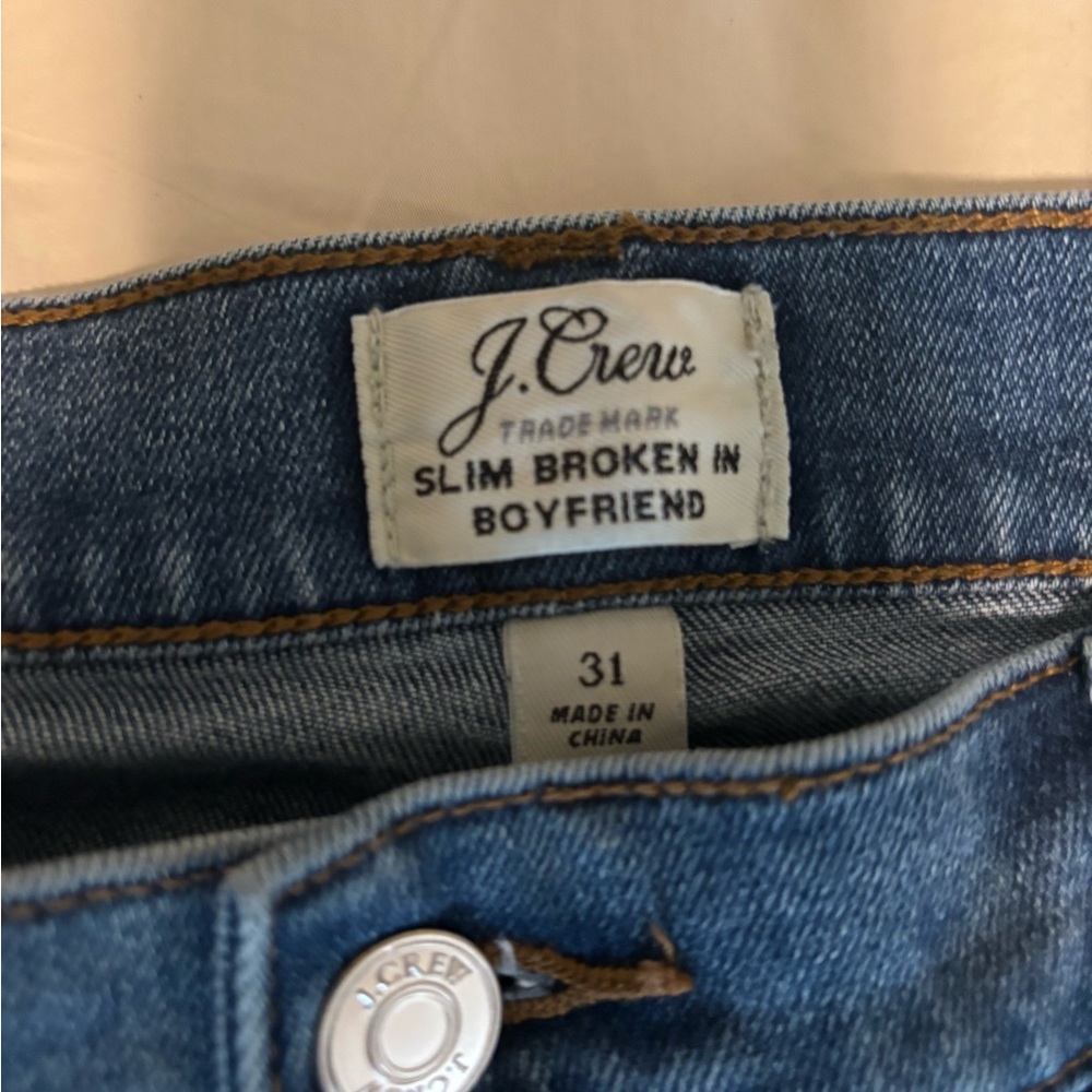 J Crew Slim Boyfriend Jean